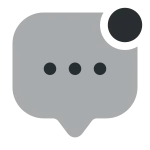 Message Notif SVG Icon